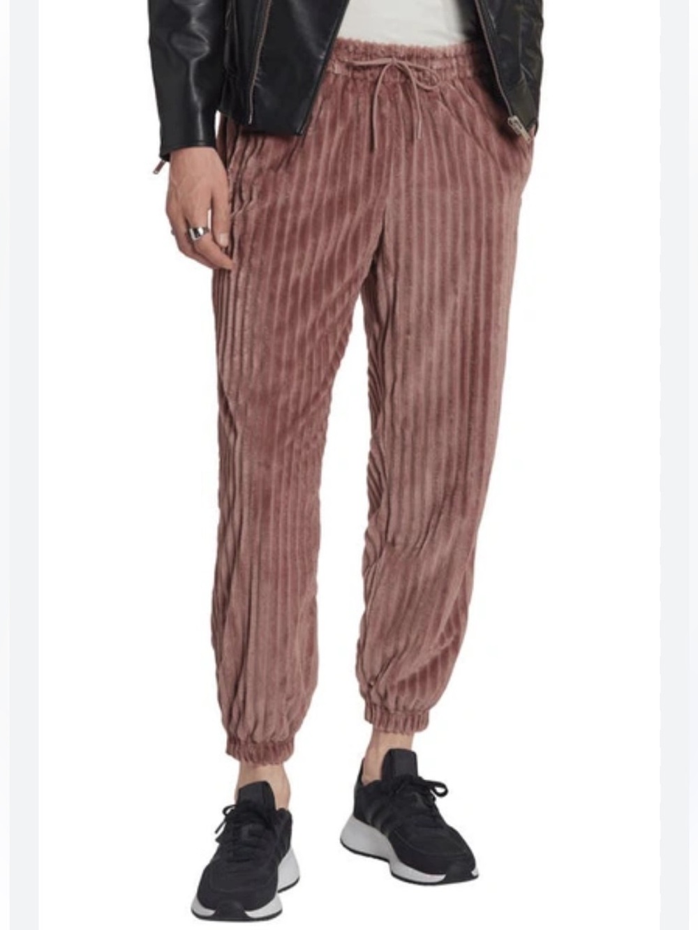 ADIDAS ORIGINALS CONTEMPO 3D VELVET SWEATPANTS BNWT SIZE 2XL Wonder Oxide